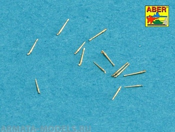ABR-1:700-L-40  Дополнения для  Set of 16 pcs 3,7 cm Flak 42 gun barrels for German war ships универсальный набор 1/700