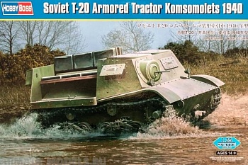 83848 Тягач Soviet T-20 Armored Tractor Komsomolets 1940 1/35