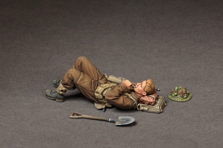 35136SOGA British infantryman at rest. SOGA Miniatures