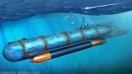 80170 Подводная лодка German Molch Midget Submarine Hobby Boss