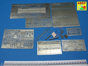 ABR-35-K08  Дополнения для  Pz.Kpfw.III, Ausf.N (Sd.Kfz.141) для Tamiya 1/35