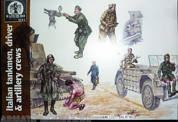 AP037 World War II Italian Tank, Vehicle and Artillery Crews