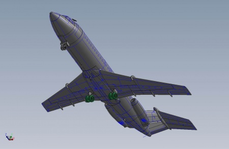 ЕЕ144143_4 Авиалайнер BAC 1-11-200 KLM Восточный экспресс