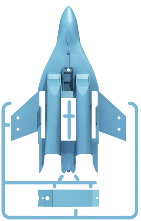 5210 Самолет Российский истребитель Звезда
