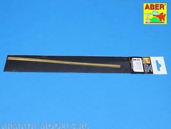 ABR-BR-07  Дополнения для  Brass  round rods fi 0,7mm length 250mm x 7 pcs. для