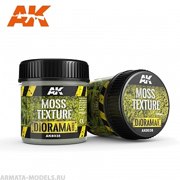 AK8038 Акриловая смесь для имитациии мха MOSS TEXTURE - 100ml (Foam)