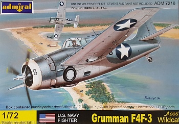 ADM7216 Самолет Grumman F4F-3 Wildcat "Aces"