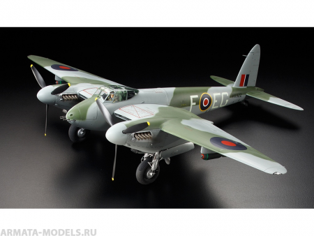 60326 Mosqito FB MK VI с набором фототравления, и подставкой Tamiya