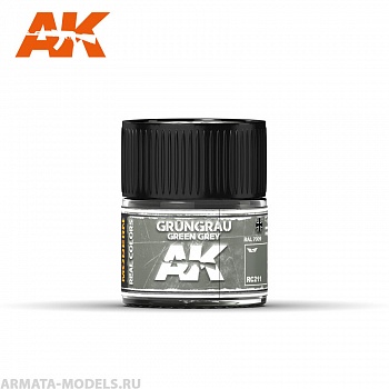 RC211 Краска Real Colors Grungrau-Green Grey RAL 7009 (MODERN) 10ml