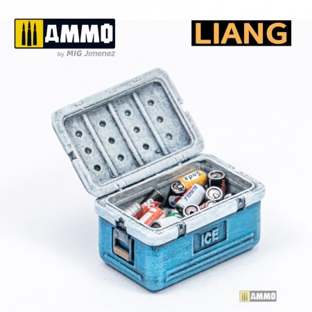 LIANG-0414 Набор декораций 3D-Print Model Mini Bar & Freezer