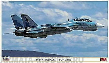 02293 Самолет F-14A TOMCAT TOP GUN (HASEGAWA)  1/72