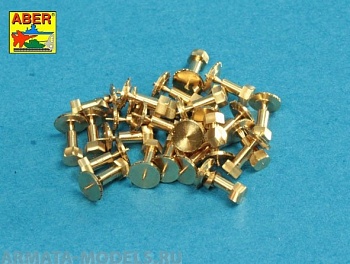 ABR-16-114  Дополнения для  Turned imitation of Hexagonal bolts 1,75 x 2,20 mm x 25 pcs. универсальный набор 1/16