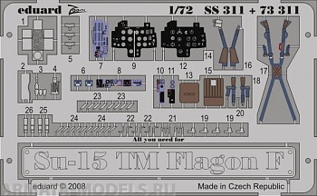 SS311 Фототравление Су-15ТМ Flagon-F S.A for Trumpeter kit