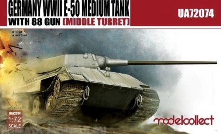 UA72074 Germany WWII E-50 Medium Tank Modelcollect