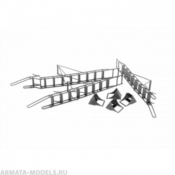 LP72040 Стремянки и набор колодок для самолёта Су-27УБ ( поздний)