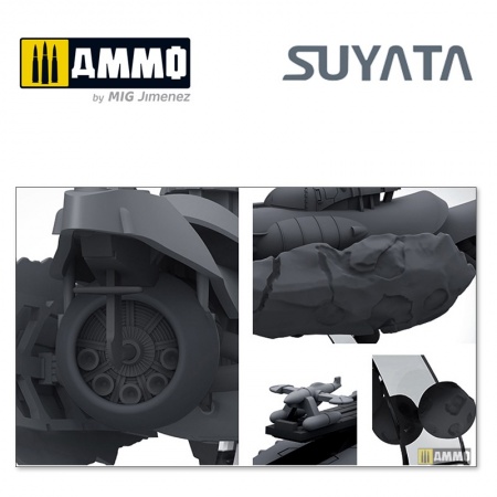 SRK004 Сборная модель Space Submarine I-401 Suyata