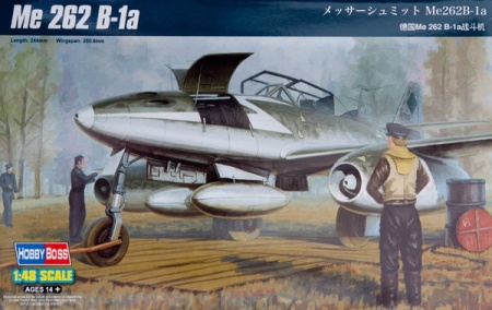 80378 Самолет Messerschmitt Me-262 B-1a Hobby Boss