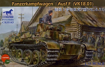 CB35143 Танк Panzerkampfagen I Ausf.F(VK18.01)  (Bronco Models) 1/35