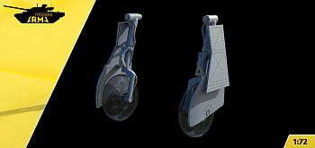 AM72430 Ультрадетализированные стойки Neo для Як-1 Вариант 1