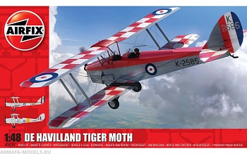A04104 Сборая модель самолета de Havilland D.H.82a Tiger Moth