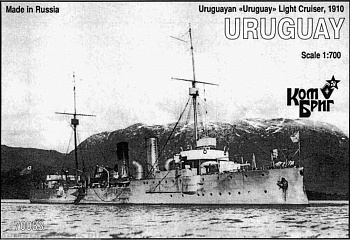 KB70083PE Uruguayan Uruguay Light Cruiser, 1910
