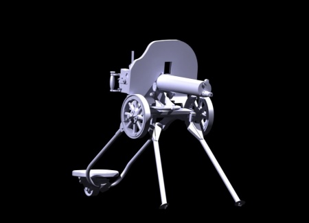 35674 Российский пулемёт Максим (1910г) ICM