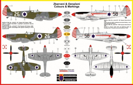 KPM0063  Spitfire Mk.IXe IDF KP Models