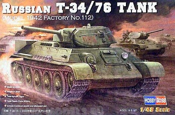 84806 Танк Russia T-34/76 Tank 1942 1/48