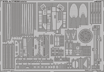 48922 Фототравление для Su-17 M3/M4 exterior  KITTY HAWK (Eduard) 
