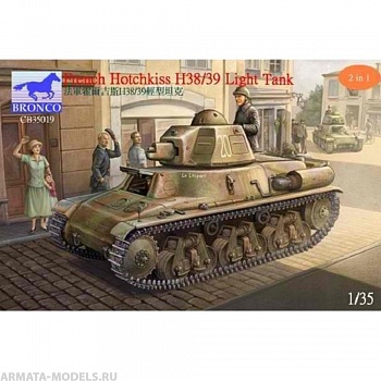 CB35019  Танк French Hotchkiss H38/39 (Bronco Models) 1/35