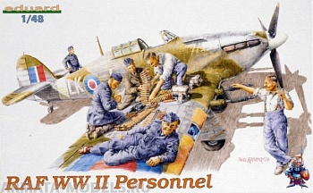 Набор фигурок 8508 Технический персонал Английских ВВС 1940-1945г