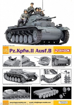 75025Д Танк Pz.Kpfw.II Ausf.B