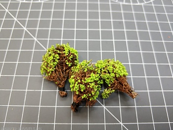 3031/4 придорожные растения 5 шт. Вар 4 (ярко-зеленые)