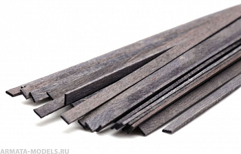 070dd002 Деревянные рейки для моделизма "Гнилые доски" 20шт.