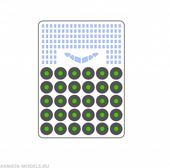 AM144103 Маска окрасочная для Ил-86 Звезда