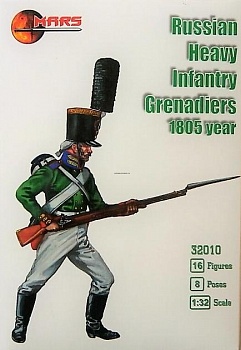 32010MR Фигуры Russan heavy Infantry 1805
