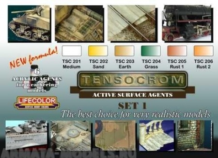 NTSC01 Набор TENSOCROM LIQUID PIGMENTS SET 1