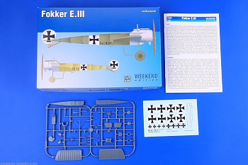 7444 Самолет Fokker E.III  (Eduard)