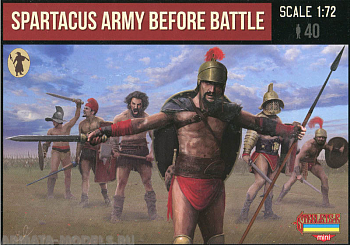 72M110ST Фигуры Spartacus Army Before Battle 1/72 Strelets, 1/72