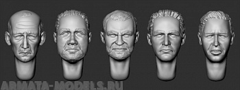 ARM356073 Головы (с волосами) №16