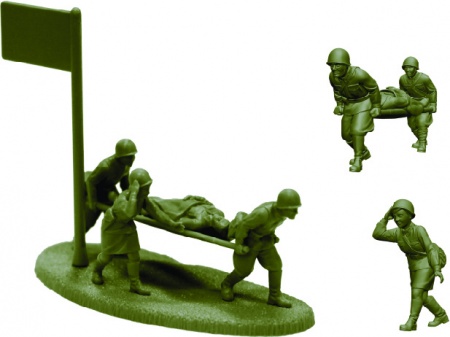 Набор фигурок 6152 Советские санитары Звезда