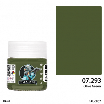 07.293XJIM Краска Olive Green (RAL 6003) 18 мл