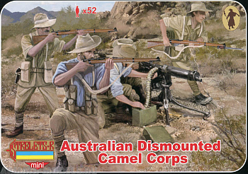 72M131ST Фигуры Australian Dismounted Camel Corps 1/72 Strelets, 1/72