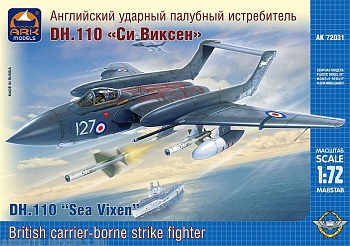 72031 Всепогодный английский палубный истребитель «Си Виксен» FAW.2