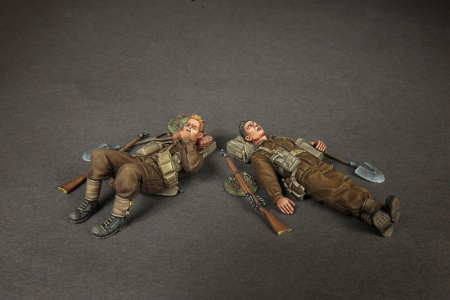 3616SOGA British infantrymans at rest. SOGA Miniatures