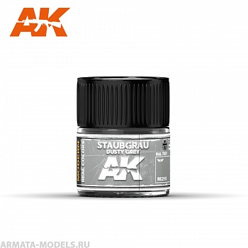RC215 Краска Real Colors Staubgrau-Dusty Grey RAL 7037 10ml