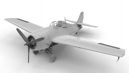 A55214 САМОЛЕТ Grumman F4F-4 Wildcat Starter Set Airfix