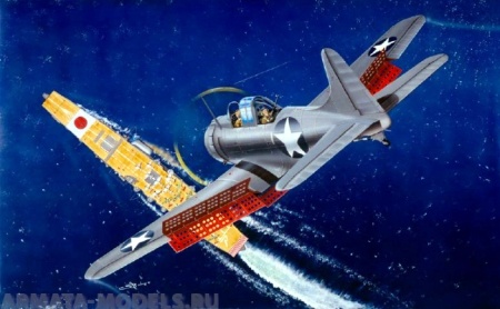 02241 Самолет  SBD-1/2 Даунтлесс Trumpeter