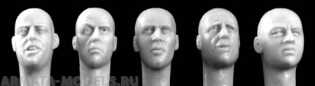HH24 5 more heads with european faces Hornet