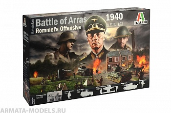 6118ИТ Набор WWII BATTLESET: 1940 BATTLE OF ARRAS «ROMMEL OF.» (10013160/300421/0255806, ИТАЛИЯ )